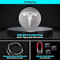 Miniatyrbilde 3 av 5: topfit for Tesla hjulkapselsett senternavkapselsett hjulmutterdeksel