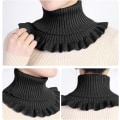 Miniatyrbild 4 av 4: Falsk turtleneck för kvinnor, One Size Black, Falsk turtleneck, Falsk