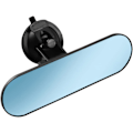 Miniatyrbilde 1 av 5: Bakre speil, Universal bil lastebil bakspeil, 360° justerbar innvendig bakspeil med sugekopp, 220*65mm