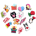 Miniatyrbilde 3 av 4: 16 stk. Crocs-pins - Til Crocs - Crocs-sjarm - Crocs-dekorasjon