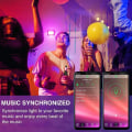 Miniatyrbilde 3 av 4: RGB LED-flomlys 25W utendørs RGBW-farge Bluetooth APP-fjernkontroll C