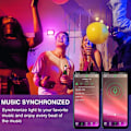 Miniatyrbillede 3 af 4: RGB LED-projektører 25W Udendørs RGBW Farve Bluetooth APP Fjernbetjening C