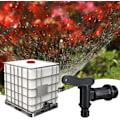 Miniatyrbilde 5 av 5: Plasttank-kran, 3/4\" IBC-vanntankadapter, vanningskran