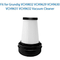Miniatyrbild 3 av 5: 3-pack filter för Grundig Vch9832 Vch9629 Vch9630 dammsugare