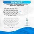 Miniatyrbild 2 av 5: 6 paket S1000 mikrofiberkuddar för Shark Steam Mop Hårt golv C