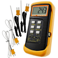 Miniatyrbild 1 av 5: Typ K-termometer med 700°C termoelementsensor (°C, °F och K w