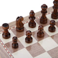 Pikkukuva 5 / 5: Puinen shakkilauta, 3-in-1 shakki ja tammi ja backgammon taittuva