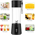 Miniatyrbillede 5 af 5: 220mm*77mm, Mini bærbar USB blender, bærbar frugtblender, min