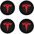Miniatyrbillede 1 af 3: Central Cap (4 stk.) til Tesla Model Y Model 3 Hubcap Modificat