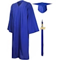 Miniatyrbillede 1 af 5: Universitetsgradueringskjole og gradueringshat til voksne 2023 Uni