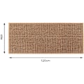 Miniatyrbillede 2 af 5: Køkkenmåtte, 40X60+40X120 skridsikker vaskbar gummimåtte, jute
