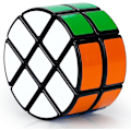 Miniatyrbild 1 av 5: Svart cirkulär 2x3x3 pusselkub special cirkulär Cubo Speed ​​To