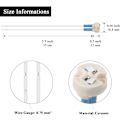 Miniatyrbillede 2 af 5: Bin-pin base 10 stk., stik G4, GU3.5, G6.35, GY6.35, GX5.3, GU