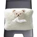 Miniatyrbilde 4 av 4: Plysj bilvevboksholder - Lammeull bilvevboksholder, tegneseriepapirholder for bil, hjem, bad