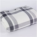 Miniatyrbillede 5 af 5: 1 stk. dame fleece poncho ternet fleece sjal kappe (grå) vinter