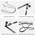 Miniatyrbillede 3 af 4: 3 stk. Kunstlæder Brille Rem til Brille Snore Mænd Kvinder W