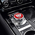 Pikkukuva 2 / 5: Enamel Jaguar Red Jaguar Tuning Vaihteenvalitsimen Trimmi Tarra XF XE