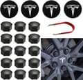 For Tesla Hjulkapsler Kit Hjulkapsler Kit Sentermutter Hjulkapsler