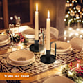 Miniatyrbilde 2 av 5: Metall lysestaker, 2 stk lysestakeholder jul lysestake