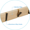 Miniatyrbild 3 av 4: 3-pack väggkrok med 3 infällbara krokar, väggmonterad klädhängare för h