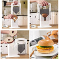 Miniatyrbilde 5 av 5: Bagelskiver, med sikkert grep og sikkerhetsskjerm for bagels, brød