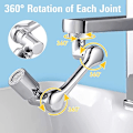 Miniatyrbilde 2 av 4: 1080° svingbar forlengelseskran Multifunksjonell kran Spray Regulator