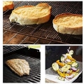 Miniatyrbilde 5 av 5: Sett med 4 stk grill, grillnett gjenbrukbar og kuttbar