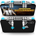 Miniatyrbilde 2 av 5: PUBG Mobile Game Controller, L1R1 Mobile Game 6 Fingers Trigger S