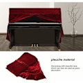 Pikkukuva 3 / 5: 152 x 60 x 110 cm Pianopeite, pölytiivis koristeltu Pleuche Comple