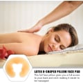 Miniatyrbild 3 av 5: Silikon ansiktsdyna Hydroterapeutisk massage dyna Ansiktsmassage Massagebordsdyna för vardagsrum Beige