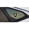 Miniatyrbilde 3 av 5: 2 stk. 3D-metallklistremerker for bil, sidevindu, bakluke, emblem