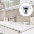 Miniatyrbilde 2 av 4: Universal servantvaskavløpsfilter i rustfritt stål med sprett-kjerne