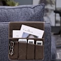 Miniatyrbilde 2 av 5: Brun lenestol armlene arrangør, sofa stol beskytter deksel, henge