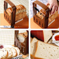 Miniatyrbilde 3 av 5: Brødskivemaskin, Toastskivemaskin 4 Tykkelse Justerbar Brødskivemaskin
