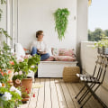 Miniatyrbilde 2 av 5: 2 stk, hvit grønn, kunstig bregneplante falske planter Deco Art