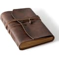 Läderjournal Notebook - Läderbundet Journal för Män, Fodrad T
