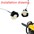 Miniatyrbild 2 av 5: Ersättning för bränsletanklock som passar Stihl HS81 HS81R HS81T HS86 HS