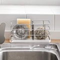 Miniatyrbillede 5 af 5: 304 Rustfrit Stål Hylde, Multifunktionel Køkkenvask Opvaskestativ