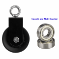 Miniatyrbild 3 av 4: 1PC Swivel Pulley Block, Single Pulley Block med U-formad montering