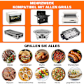 Miniatyrbilde 5 av 5: Set med 8 grillmatter - 40x33cm - Teflonmatte, non-stick