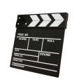 Pikkukuva 1 / 5: Musta elokuvan clapperboard Hollywood-elokuvan clapperboard-kohtaus Dekor