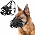 Miniatyrbillede 1 af 5: Hunde maske, hundemundkurv med åndbart net og holdbart nylon hovedbånd