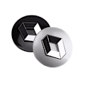 Miniatyrbilde 3 av 5: 4 stk 57mm bilhjulnavkapsler i aluminiumslegering med logo for Koleos D