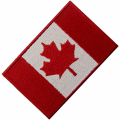 Miniatyrbilde 3 av 4: Flagg av Canada Kanadisk lønneblad Nasjonalt emblem Brodert Ir
