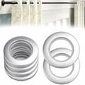 50 st rostfria gardinringar 40 mm rostfria ringgardiner