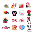 Miniatyrbilde 1 av 4: 16 stk. Crocs-pins - Til Crocs - Crocs-sjarm - Crocs-dekorasjon