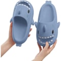 Miniatyrbillede 3 af 5: 210 (indre længde 21 cm) Haj slippers, unisex voksne og børn