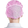 Pikkukuva 5 / 5: 3 kappaleen puoliverkkoiset kokin barettit - Pinkki, unisex-keittiöhatut verkolla