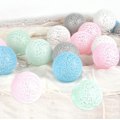 Miniatyrbillede 1 af 5: Macaron 20er 3M LED Lys Kugle Farve Bomuld Kugle Lyskæde Chr