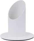 Ljusstake (vit, 4 cm), nattvardsljus, metalljusstake